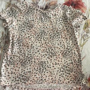 Like new leopard print tee
